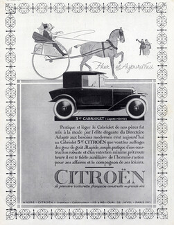 Citroën (Cars) 1923 Cabriolet, Calash Horse