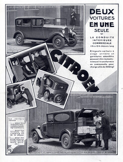 Citroën (Cars) 1930 conduite Intérieur Commerciale