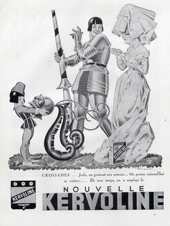 Kervoline (Motor Oil) 1933 René Vincent, Armour, Medieval Costumes