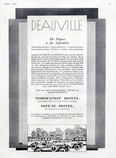 Deauville 1928 Normandy & Royal Hotels