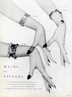 Van Cleef & Arpels 1951 Bracelets, Boucheron Mellerio Dits Meller, Hands