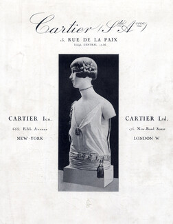 Cartier 1925 Hair Clip, Brooch, Belt, Art Deco