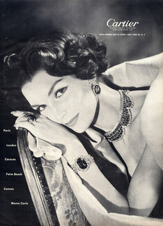 Cartier (Jewels) 1957 Necklace, Bracelet Earrings, Ring