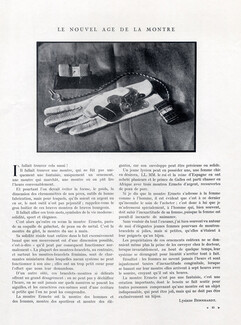 Le nouvel âge de la Montre, 1929 - Ermeto (Watches), Text by Lysiane Bernhardt