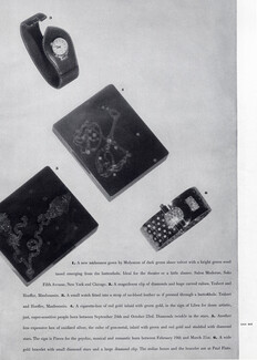Paul Flato Bracelet, Small Watch Mauboussin, Cigarette-Box Stars 1936