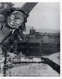 Solvil (Watches) 1947 Paul Ditisheim, Genève
