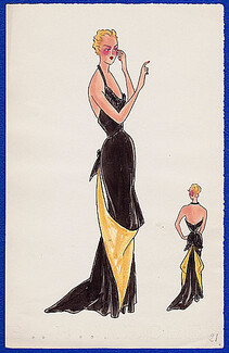Robert Piguet 1939 Evening Gown