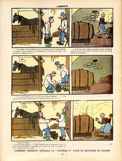 Georges Delaw 1916 The wine, Comic Strip