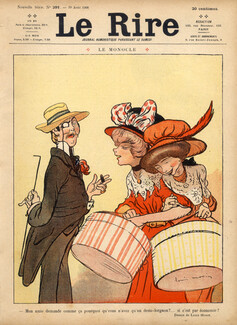 Louis Morin 1908 Le Monocle, Hatters