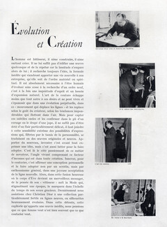 Évolution et Création, 1947 - Christian Dior Mr Dior