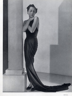 Alix (Germaine Krebs) 1946 Evening Gown, Photo Georges Saad