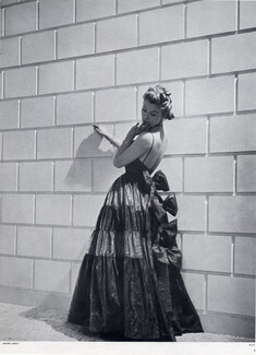 Alix (Germaine Krebs) 1948 Evening Gown, Photo André Durst