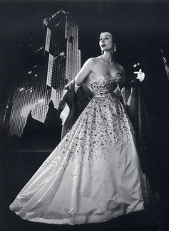 Pierre Balmain 1953 Evening Gown, Philippe Pottier