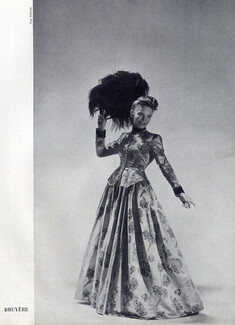 Bruyère 1941 Evening Gown, Fan