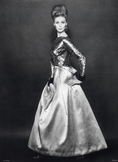 Carven 1955 Evening Gown, Photo R. de Vassal
