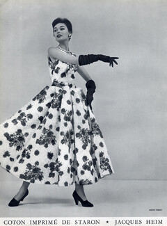 Jacques Heim 1953 Summer Dress, Photo Tobias, Staron