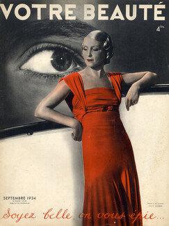 Madeleine Vionnet 1934 Evening Gown Fashion Photography Meerson