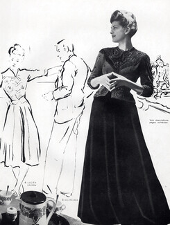 Balenciaga 1941 Evening Gown