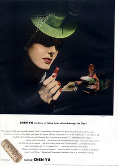 Chen Yu (Cosmetics) 1943 Lipstick, Photo Horst