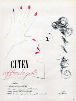 Cutex (Cosmetics) 1948 Nail Polish