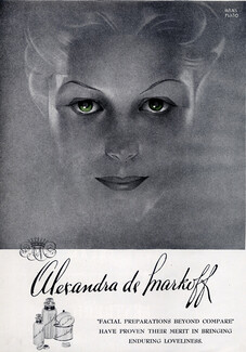 Alexandra de Markoff (Cosmetics) 1945 Hans Flato