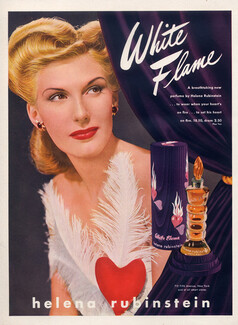 Helena Rubinstein (Perfumes) 1943 White Flame