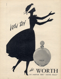 Worth (Perfumes) 1955 Vers Toi, Francis Gilletta