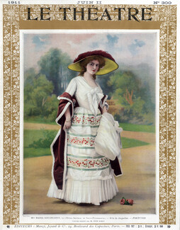 Madame Maria Kousnezoff - M. Tartakoff, 1911 - Maria Kuznetsova Fortunio, Costume Leon Bakst, Texte par Henri de Curzon, 2 pages