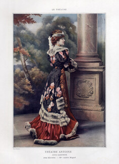 Andrée Mégard in Anna Karenine 1909 Theatre Costume