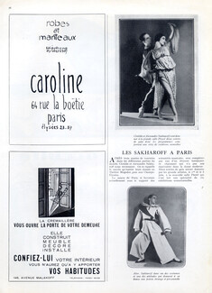 Clotilde et Alexandre Sakharoff 1928 Russian Dancers