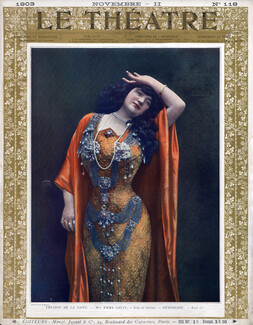 Emma Calvé 1903 Theatre Costume, Salomé, Herodiade