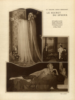 Ida Rubinstein & Gilda Darthy 1924 Egyptian Costume, Le Secret du Sphinx