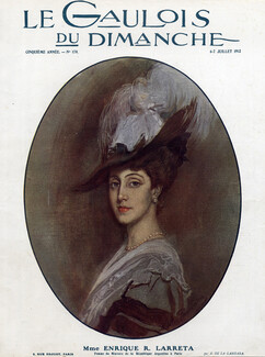 Mrs Enrique R. Larreta 1912 Portrait, Antonio de la Gandara
