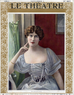 Jeanne Iribe 1911 Portrait, Photo Reutlinger