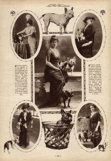 Le Petit "Boule" est Parfait, 1913 - French Bulldogs Exhibition A. Kousnetzoff, Comtesse de Yourkewitch, Texte par Menans de Corre, 3 pages
