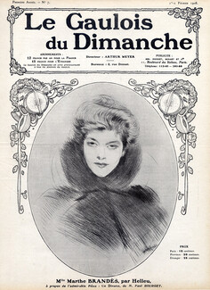 Paul Helleu 1908 Marthe Brandès Portrait