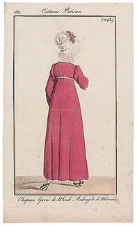 Le Journal des Dames et des Modes 1811 Costume Parisien N°1193 Shoes