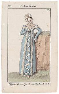 Le Journal des Dames et des Modes 1811 Costume Parisien N°1196