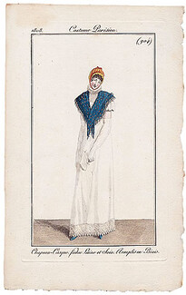 Le Journal des Dames et des Modes 1808 Costume Parisien N°904
