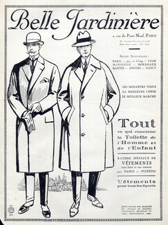 Belle Jardinière (Department Store) 1925 Men's Clothing