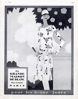 La Grande Maison de Blanc 1927 Summer Dress, Reynaldo Luza