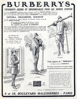 Burberrys (Clothing) 1925 Winter Sports, Triways, Skiing