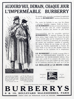 Burberrys (Clothing) 1937 Fashion Sport, Raincoats, G. Scott