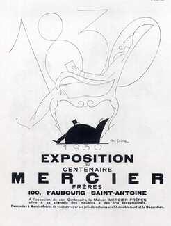 Mercier Frères (Decorative Arts) 1930 Exposition du Centenaire, An. Girard