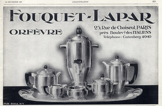 Fouquet-Lapar (Silversmith) 1927