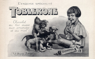 Toblerone (Chocolates) Tobler 1926 Children, Toys