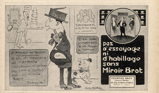 Miroir Brot (Mirror) 1911 Gus Bofa