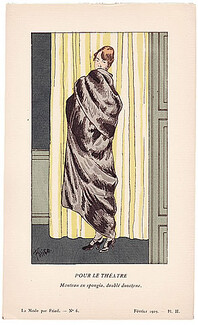 Fried 1919 Evening Coat, Spongia Pochoir
