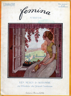Pierre Brissaud 1920 Femina Original Cover
