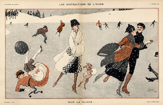 César Giris 1918 Winter Sports, Ice Skating